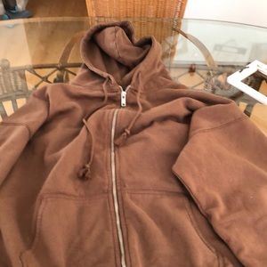 John Galt California Brown Zip Up OSFM. Sturdy